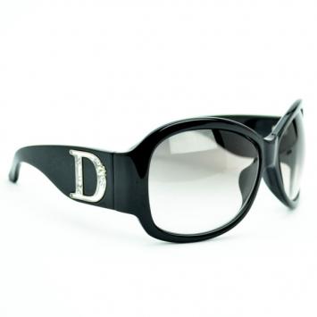 Christian Dior Black Mirrored D 'Boudoir' Woman Sunglasses