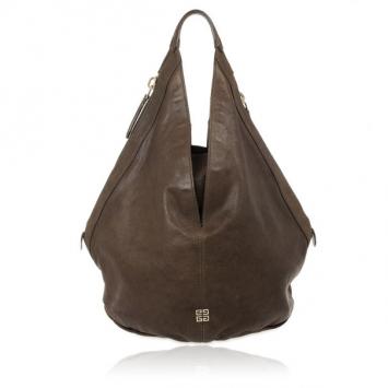 Givenchy Brown Calfskin Tinhan Hobo
