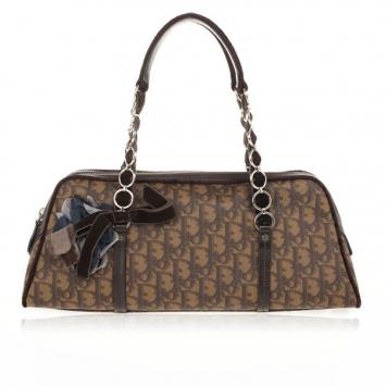 Christian Dior Trotter Romantique Boston Satchel 