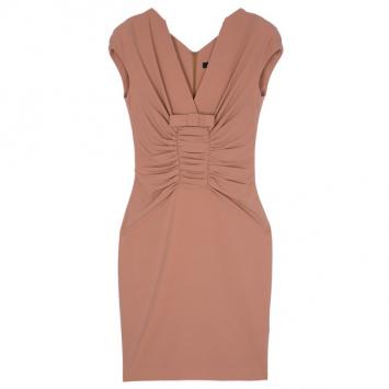 Elie Saab Apricot Bow Dress S