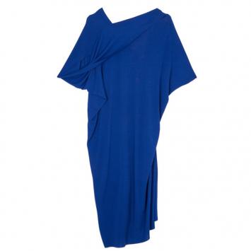 Roland Mouret Purple Viscose Drape Dress M