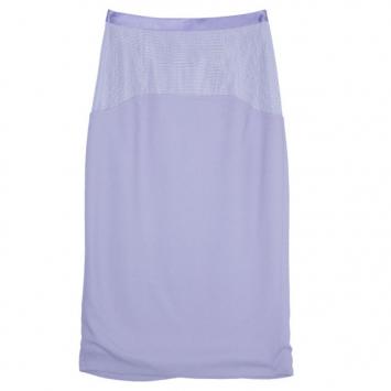 Prabal Gurung Lilac Mesh Skirt S