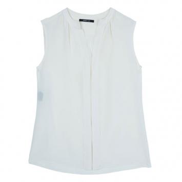 Derek Lam Off-White Silk Top M