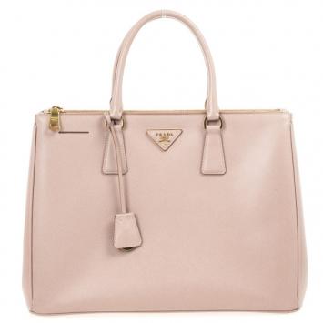 Prada Cameo Double Zip Saffiano Lux Tote