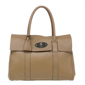 Mulberry Oak Brown Leather Bayswater Satchel