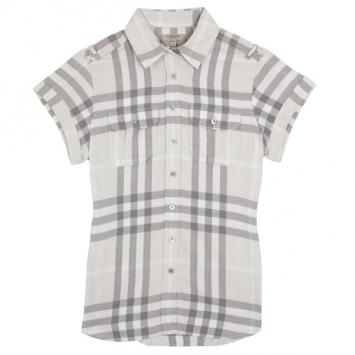 Pre Owned Burberry Button Up Shirt Top M