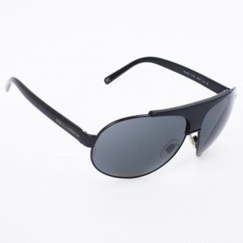 Dolce and Gabbana DG 2056 Black Unisex Aviators