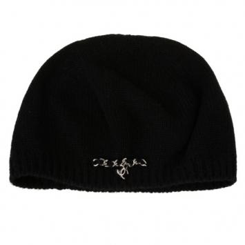 Chanel Black Cashmere Beanie