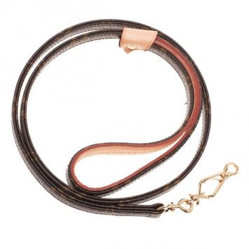 Pre Owned Louis Vuitton Monogram Baxter Dog Leash MM