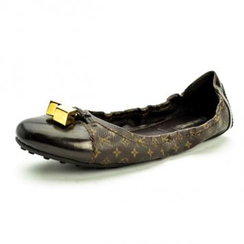 Louis Vuitton Monogram Canvas Lovely Ballet Flats Size 41