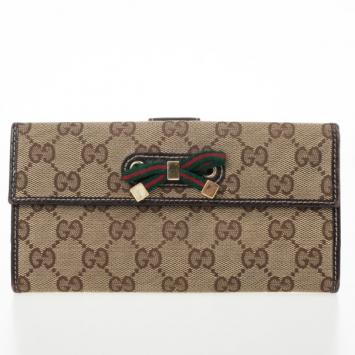 Gucci Monogram Princy Continental Wallet