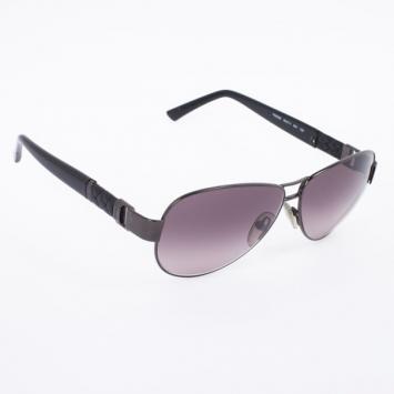 Pre Owned Fendi Black Rimmed Men Aviators