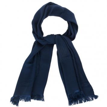 Pre Owned Gucci Blue Monogram Stole