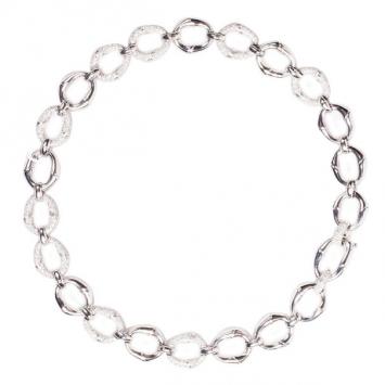 Gucci Diamond 18K White Gold Choker Necklace