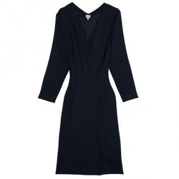 Kenzo Long Sleeves Wrap Dress L