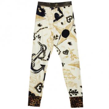 Christian Lacroix Vintage Stretch Leggings S