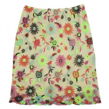 Christian Lacroix Vintage Bazaar Net Multicolored Skirt M