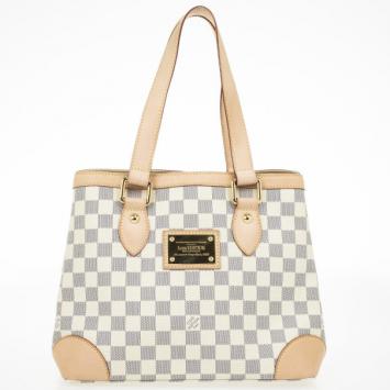  Louis Vuitton Damier Azur Hampstead MM