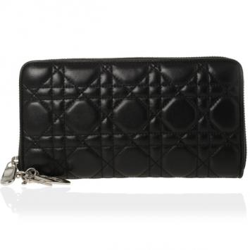 Christian Dior Lady Dior Voyageur Cannage Wallet