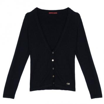 CH Carolina Herrera Black Cardigan S