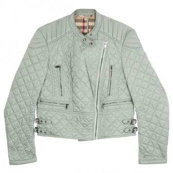 Burberry Diamond Quilted Biker Jacket L