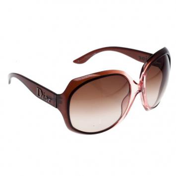 Dior Pink Glossy 1 Oversized Square Sunglasses