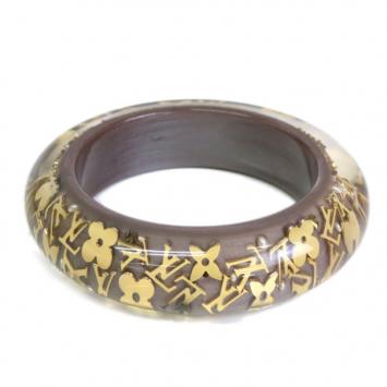 Louis Vuitton Inclusion Brown Resin Large Model Bracelet 
