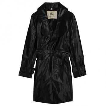 Burberry Black Tailor Trench Coat M