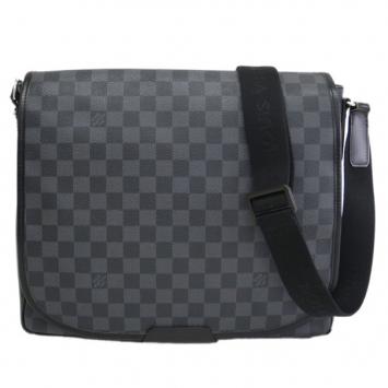 Pre Owned Louis Vuitton Damier Graphite Daniel Messenger Bag GM