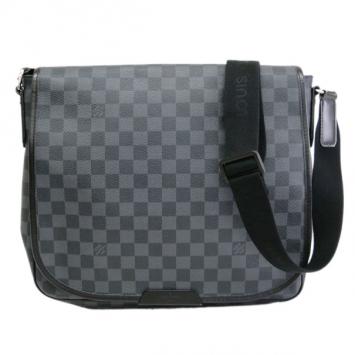 Pre Owned Louis Vuitton Damier Graphite Daniel Messenger Bag MM