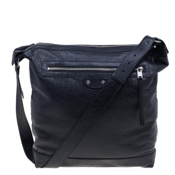 Balenciaga Black Arena Classic Cross Day Messenger Bag