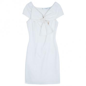 Dior White Off-Shoulder Dress M