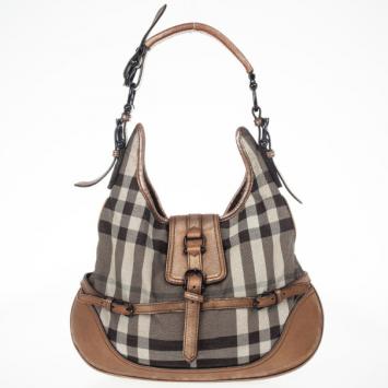 Burberry Nova Check Brooke Hobo Bag
