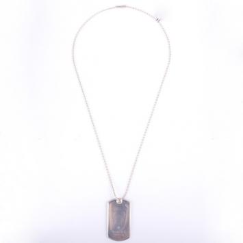 Gucci Silver Tag Pendant