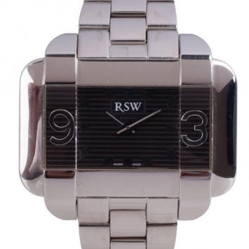 Pre Owned Rama Swiss Watch SS Mens Wristwatch 50 MM
