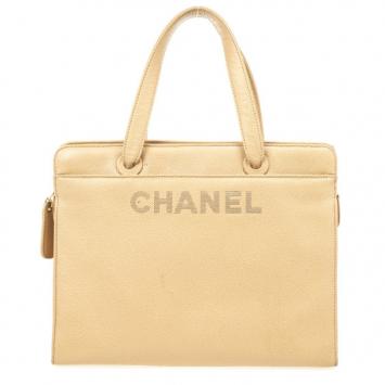 Chanel Beige Logo Tote