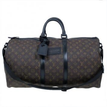 Pre Owned Louis Vuitton Monogram Canvas Waterproof Keepall 55