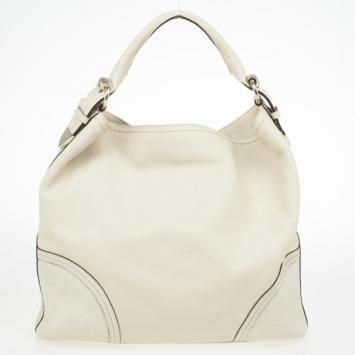 Gucci Beige Leather Guccissima Large Signoria Hobo