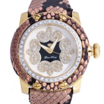 Glam Rock White Gold-Plated Steel Miami GR40416D Women's Wristwatch 40MM