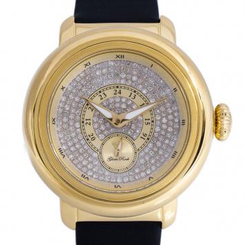 Glam Rock Diamond Gold-Plated Steel Bal Harbour GR77062 Women's Wristwatch 40MM
