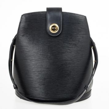 Louis Vuitton Black Epi Leather Cluny Shoulder Bag