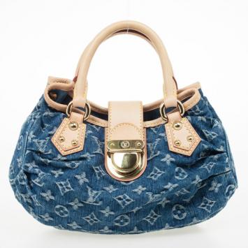 Louis Vuitton Monogram Denim Pleaty Bag