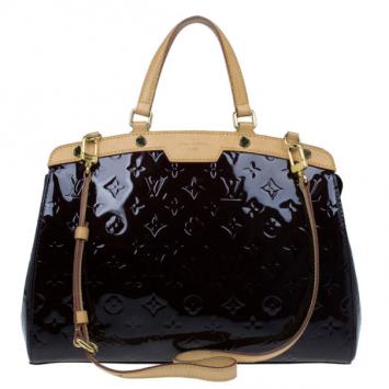 Louis Vuitton Amarante Monogram Vernis Brea MM
