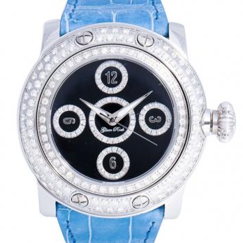 Glam Rock Black Stainless Steel Miami GR10527D Women's Wristwatch 46MM