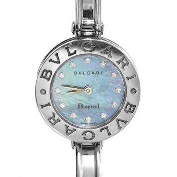Bvlgari B-Zero 1 SS MOP Diamond Womens Wristwatch 22 MM