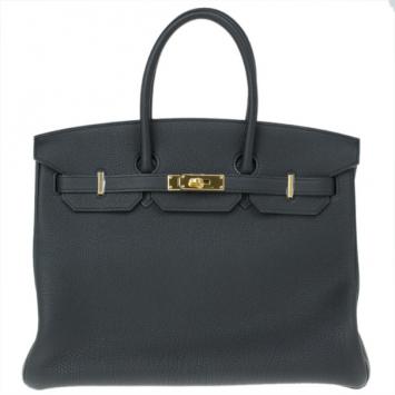 Hermes Black Togo Birkin 35
