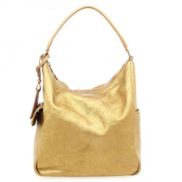 Yves Saint Laurent Gold Leather Multy Bag