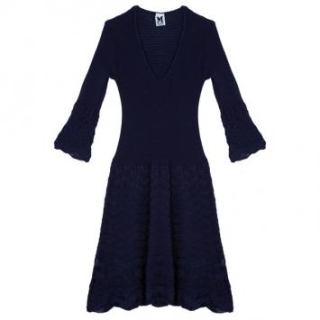 M Missoni Purple Knit Dress M
