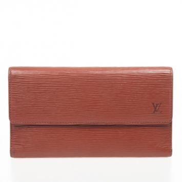 Louis Vuitton Dark Peach Epi Sarah Wallet 