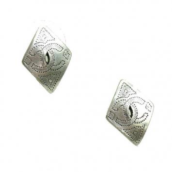 Chanel Coco Mark Pierced Earrings